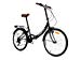 Moma Bikes Roues pliantes 24" Shimano. Bicyclette en aluminium, unisexe adulte, noir Non