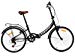 Moma Bikes Roues pliantes 24" Shimano. Bicyclette en aluminium, unisexe adulte, noir Non