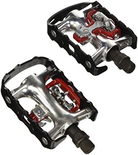 XLC MTB/Trekking PD-S01 - Pédales de vélo de montagne noires et argentées