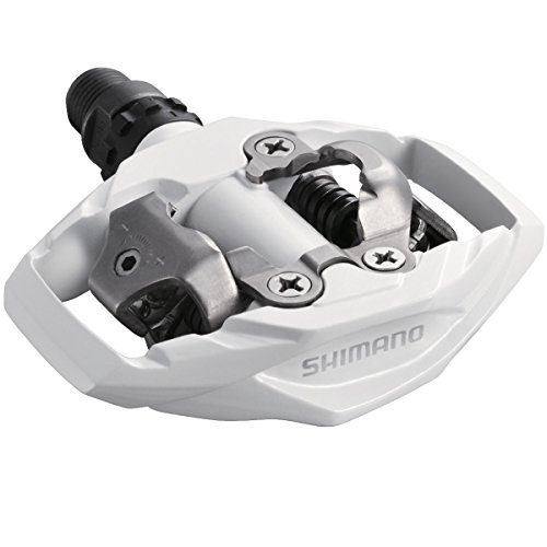 Shimano PDM530W - Pédales M-530 Enduro Spd, couleur blanche