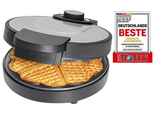 Bomann WA 1365 CB Fer à gaufre avec base en forme de coeur, 1000 W, Acier...
