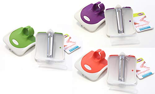 Chef'n 27500-PELADOR Verduras Dpl PalmPeeler, Acier inoxydable, Centimètres