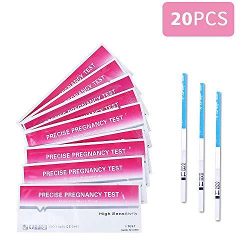 20 tests de grossesse ultra-sensibles (10mIU/ml) 20 HCG