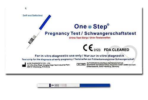 Une étape - 5 tests de grossesse 10 mIU/ml Format 3,5 mm.