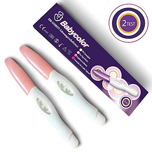 Babycolor 2 x Test de grossesse haute fiabilité PT200...