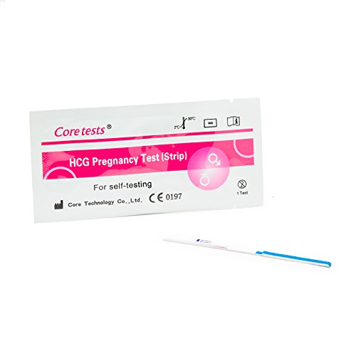 25 Test de grossesse (hCG) Tests de base 10 mlU/ml 2,5 mm