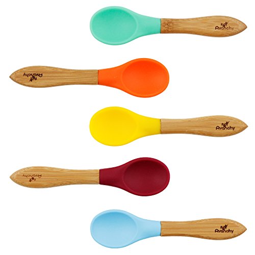 Avanchy. Cuillère pour bébés et enfants. Doucement sur les gencives. Sans BPA...