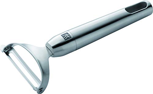 ZWILLING Twin Pure Steel - Eplucheur basculant, acier inoxydable avec poignée...
