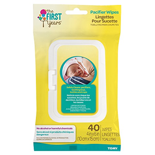 Les premières années Y4604A - Paquet de 40 lingettes humides pour nettoyer...